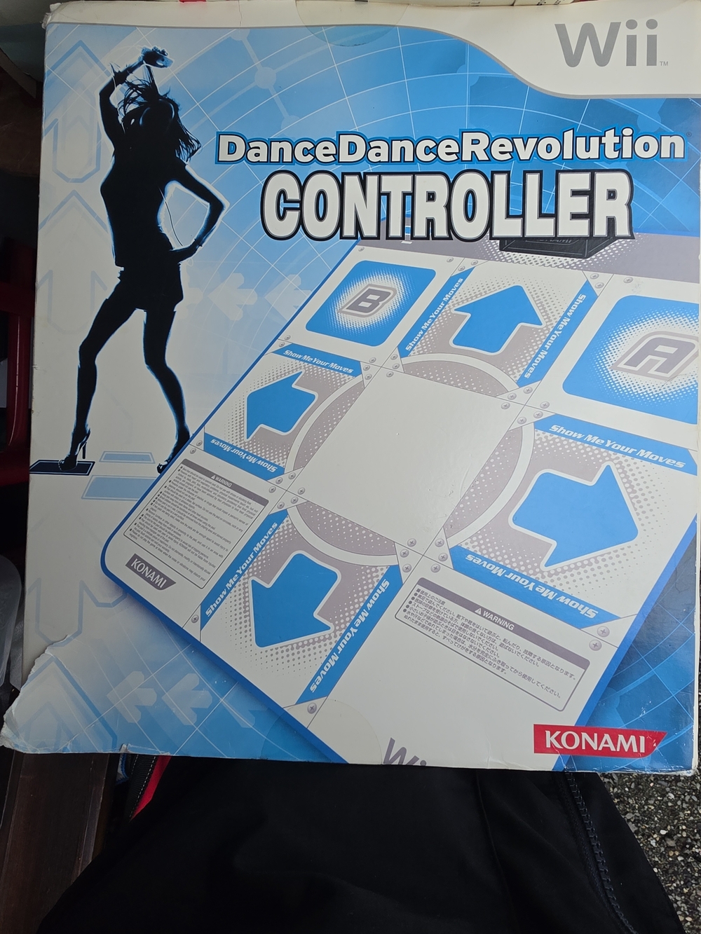 Konami DanceDanceRevolution Controller for Wii - Blue & White
